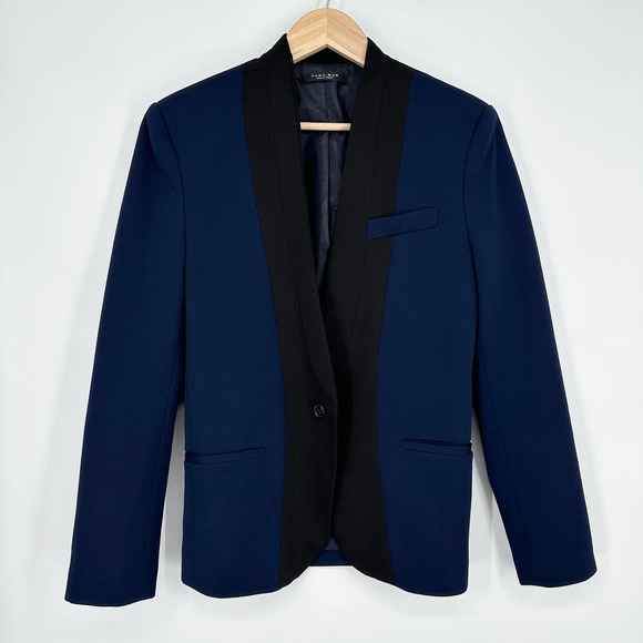 Zara Suits & Blazers Zara Man Two Tone Tuxedo Jacket Formal Blazer
